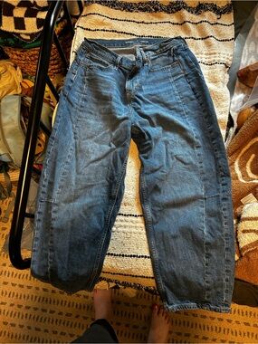 Old Navy Women's Straight Leg Jeans - Dark Blue Wash